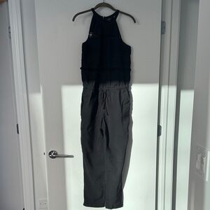 LOFT Black Sleeveless Jumpsuit